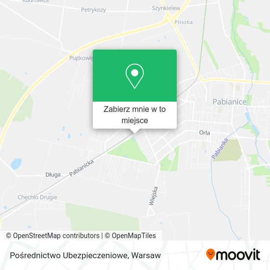 Mapa Pośrednictwo Ubezpieczeniowe