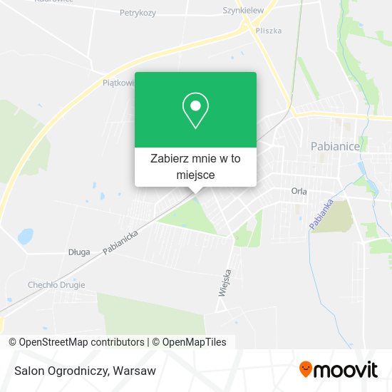 Mapa Salon Ogrodniczy