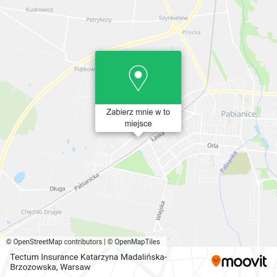 Mapa Tectum Insurance Katarzyna Madalińska-Brzozowska