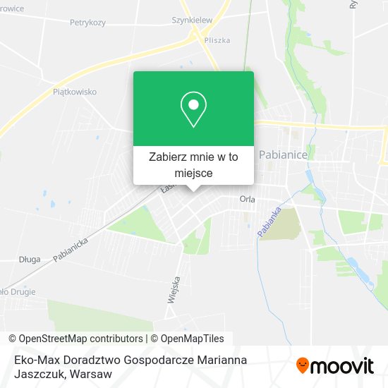 Mapa Eko-Max Doradztwo Gospodarcze Marianna Jaszczuk