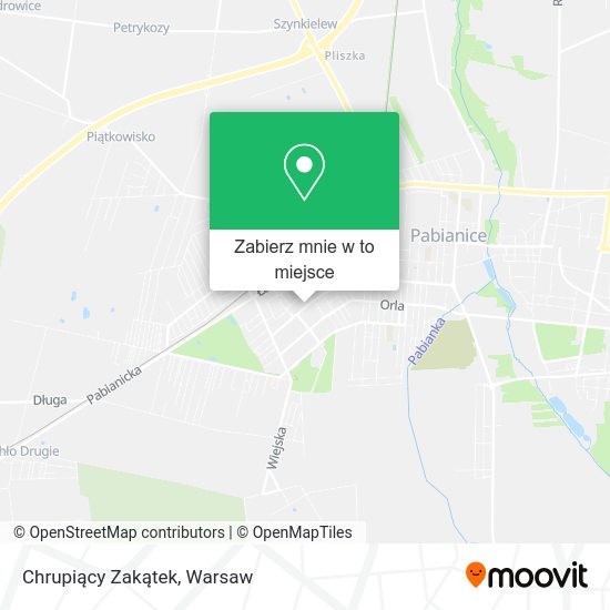 Mapa Chrupiący Zakątek