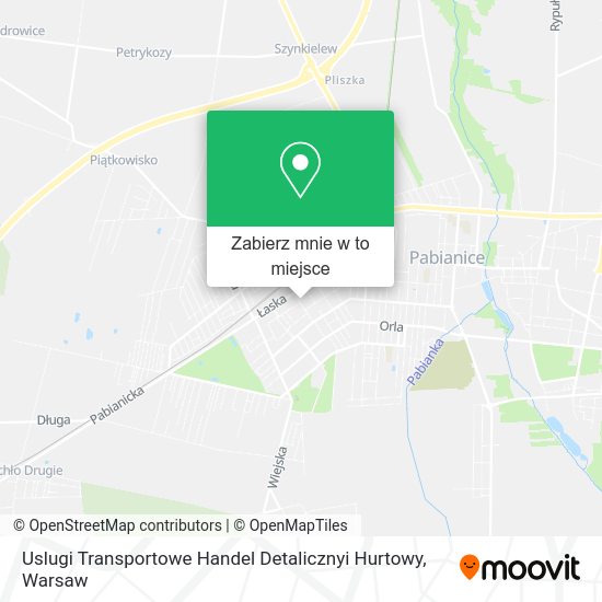 Mapa Uslugi Transportowe Handel Detalicznyi Hurtowy