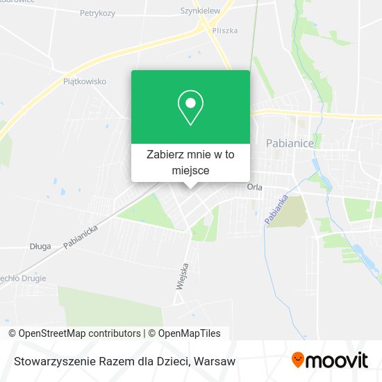 Mapa Stowarzyszenie Razem dla Dzieci