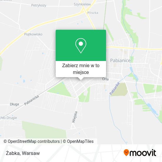 Mapa Żabka