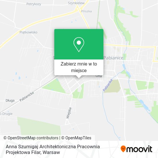 Mapa Anna Szumigaj Architektoniczna Pracownia Projektowa Filar