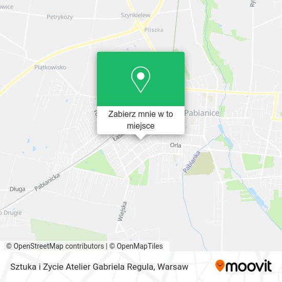 Mapa Sztuka i Zycie Atelier Gabriela Regula