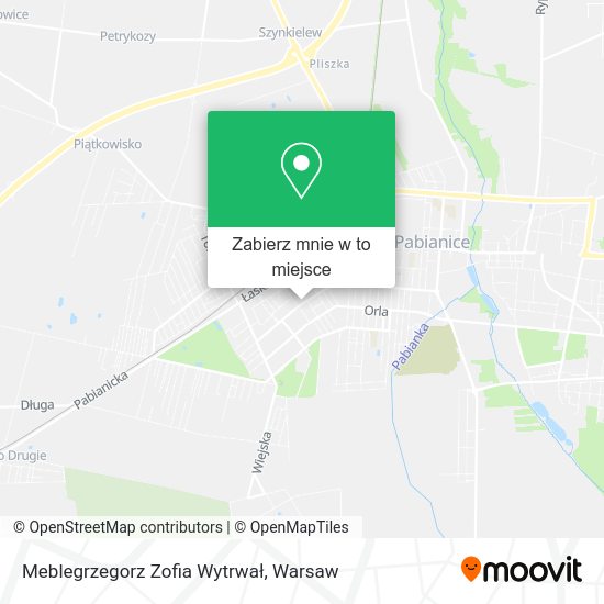 Mapa Meblegrzegorz Zofia Wytrwał