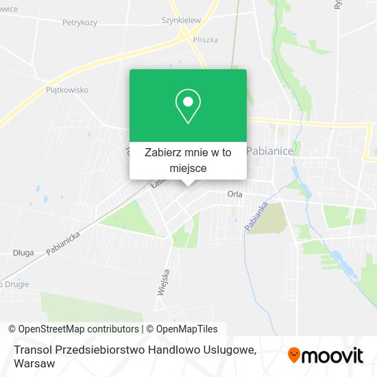 Mapa Transol Przedsiebiorstwo Handlowo Uslugowe