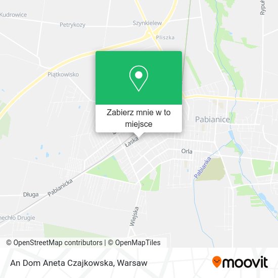 Mapa An Dom Aneta Czajkowska