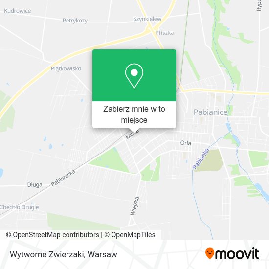 Mapa Wytworne Zwierzaki