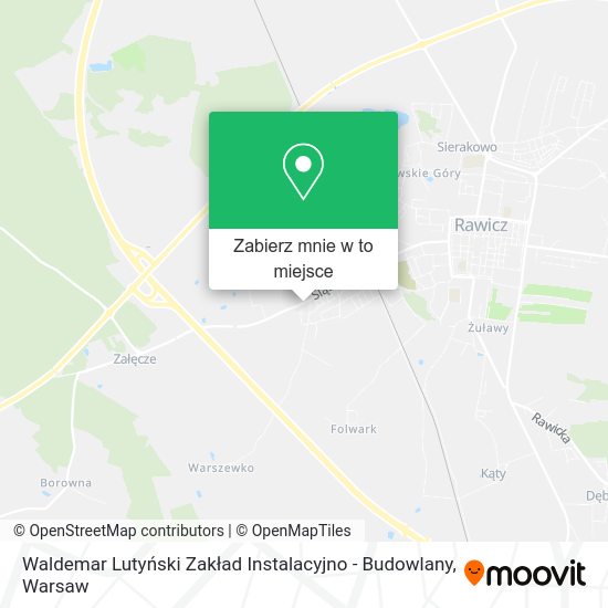 Mapa Waldemar Lutyński Zakład Instalacyjno - Budowlany