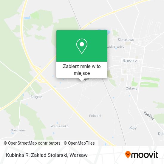 Mapa Kubinka R. Zakład Stolarski