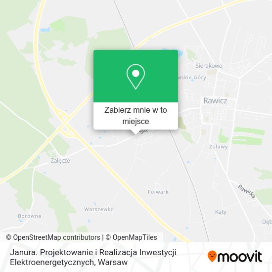 Mapa Janura. Projektowanie i Realizacja Inwestycji Elektroenergetycznych