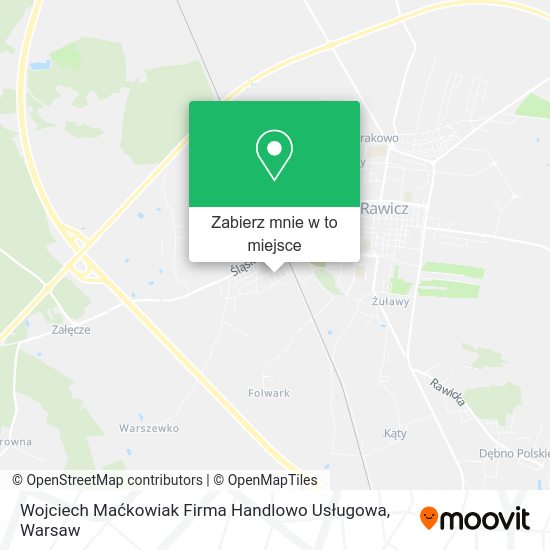 Mapa Wojciech Maćkowiak Firma Handlowo Usługowa