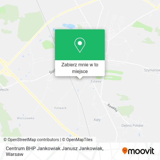 Mapa Centrum BHP Jankowiak Janusz Jankowiak