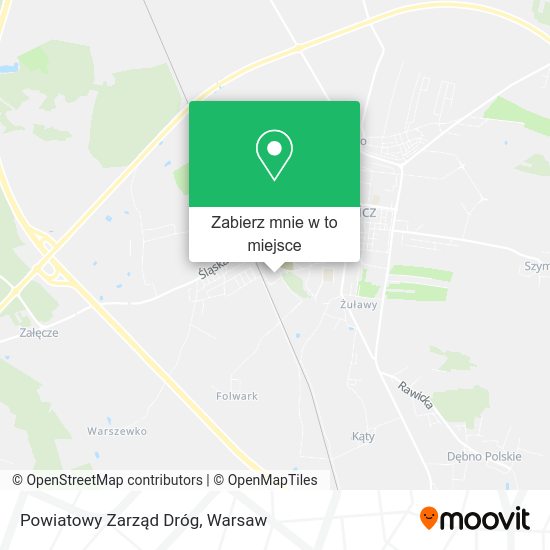 Mapa Powiatowy Zarząd Dróg