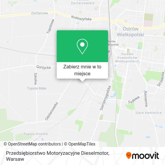 Mapa Przedsiębiorstwo Motoryzacyjne Dieselmotor