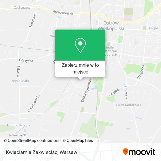 Mapa Kwiaciarnia Zakwiecisc