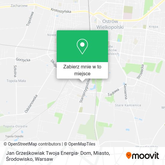 Mapa Jan Grześkowiak Twoja Energia- Dom, Miasto, Środowisko