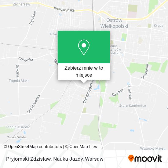 Mapa Pryjomski Zdzisław. Nauka Jazdy