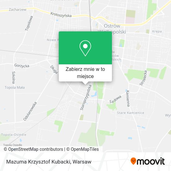 Mapa Mazuma Krzysztof Kubacki