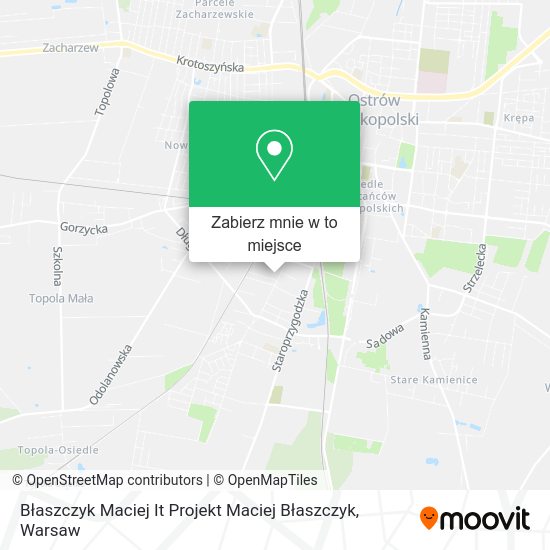 Mapa Błaszczyk Maciej It Projekt Maciej Błaszczyk