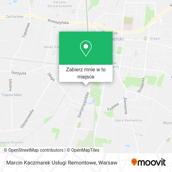 Mapa Marcin Kaczmarek Usługi Remontowe