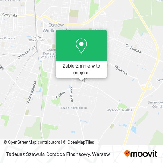 Mapa Tadeusz Szawuła Doradca Finansowy