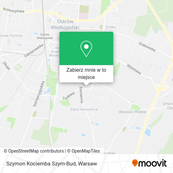 Mapa Szymon Kociemba Szym-Bud