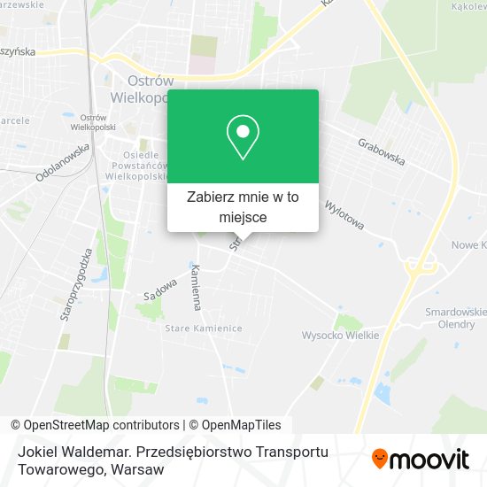 Mapa Jokiel Waldemar. Przedsiębiorstwo Transportu Towarowego