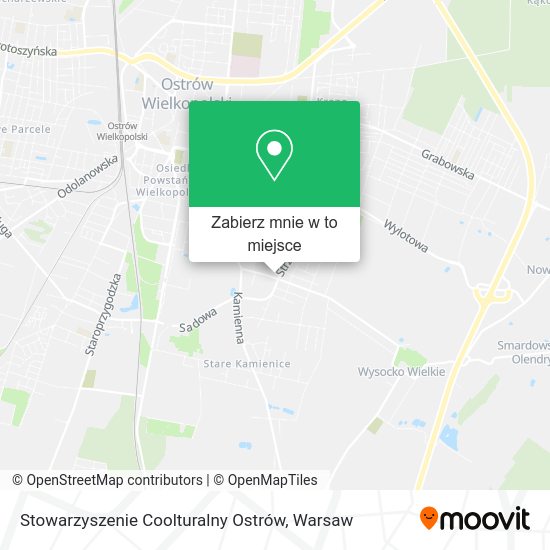 Mapa Stowarzyszenie Coolturalny Ostrów