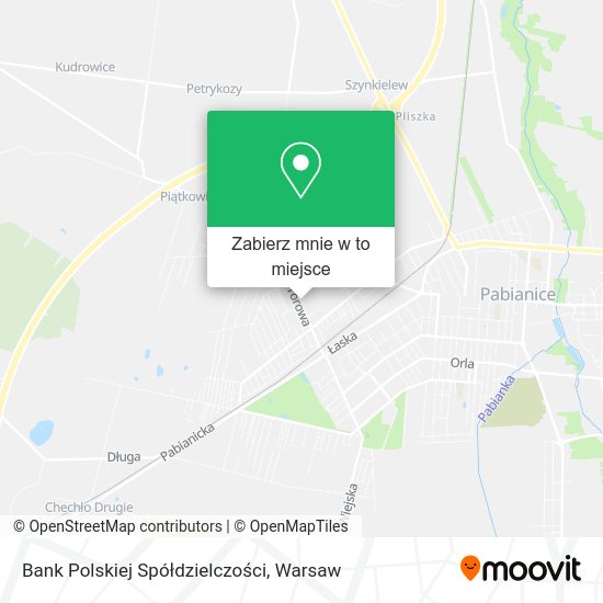 Mapa Bank Polskiej Spółdzielczości