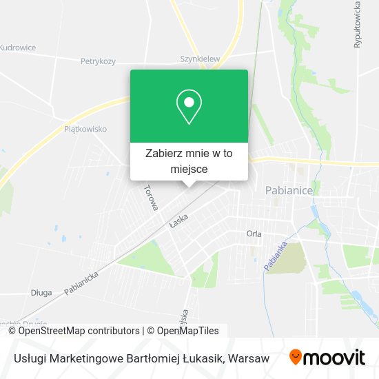 Mapa Usługi Marketingowe Bartłomiej Łukasik