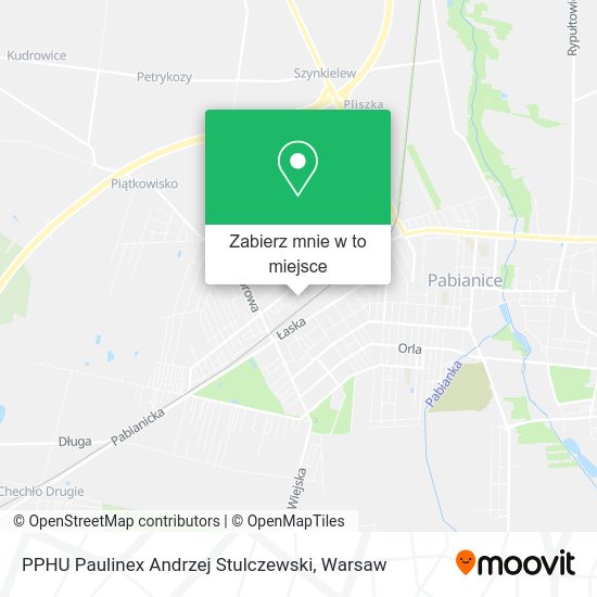 Mapa PPHU Paulinex Andrzej Stulczewski