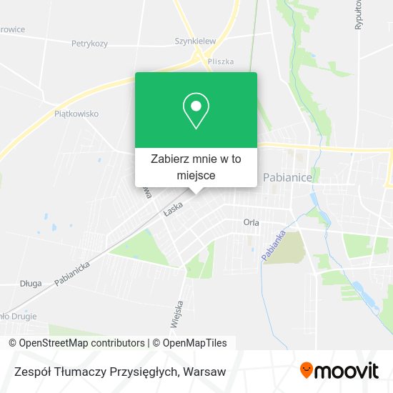 Mapa Zespół Tłumaczy Przysięgłych