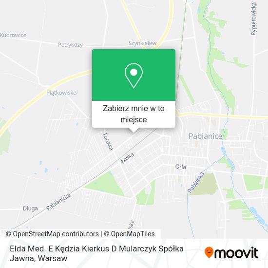 Mapa Elda Med. E Kędzia Kierkus D Mularczyk Spółka Jawna