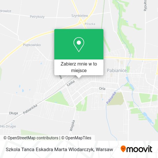 Mapa Szkola Tanca Eskadra Marta Wlodarczyk