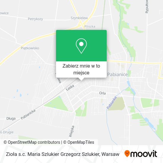 Mapa Zioła s.c. Maria Szlukier Grzegorz Szlukier