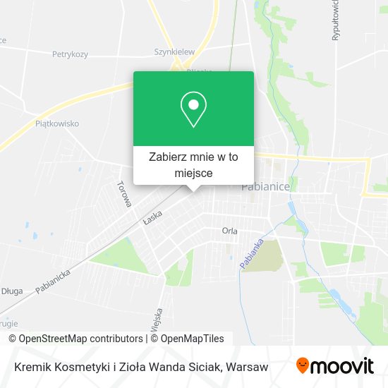 Mapa Kremik Kosmetyki i Zioła Wanda Siciak