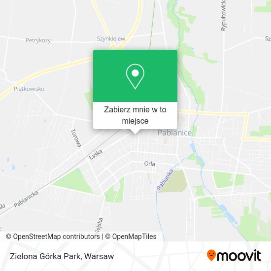 Mapa Zielona Górka Park