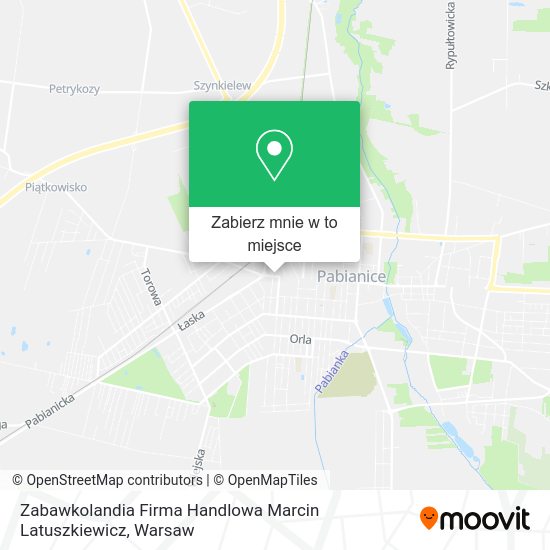 Mapa Zabawkolandia Firma Handlowa Marcin Latuszkiewicz