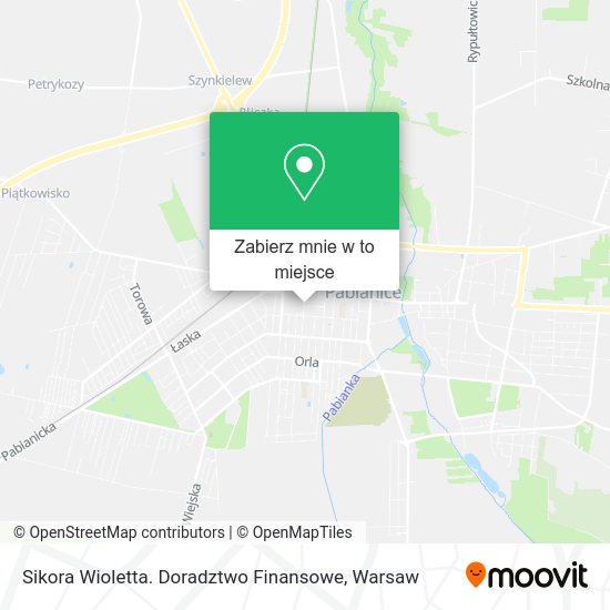 Mapa Sikora Wioletta. Doradztwo Finansowe