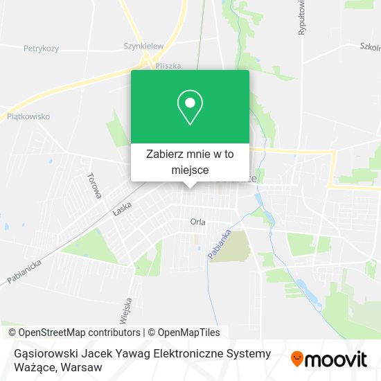 Mapa Gąsiorowski Jacek Yawag Elektroniczne Systemy Ważące