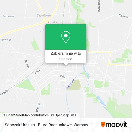 Mapa Sobczak Urszula - Biuro Rachunkowe