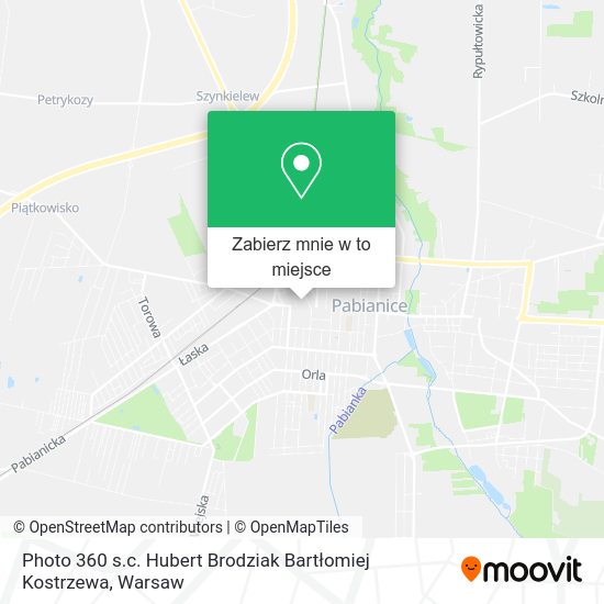 Mapa Photo 360 s.c. Hubert Brodziak Bartłomiej Kostrzewa