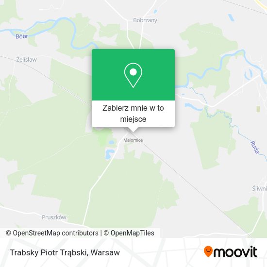 Mapa Trabsky Piotr Trąbski