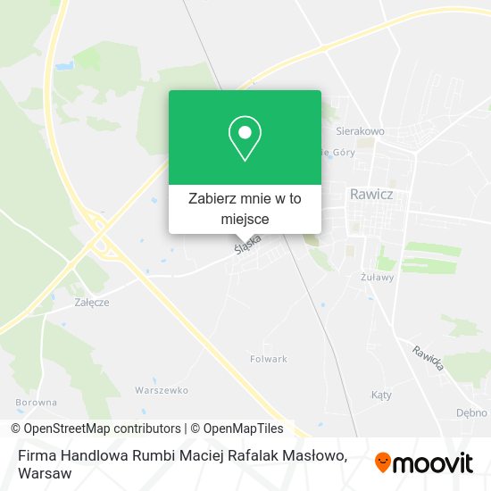 Mapa Firma Handlowa Rumbi Maciej Rafalak Masłowo