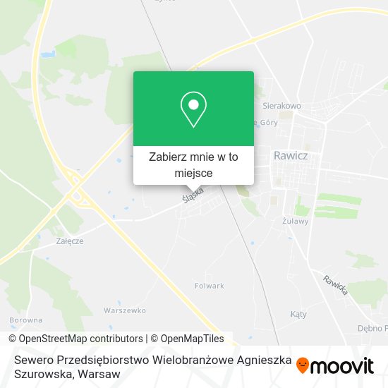 Mapa Sewero Przedsiębiorstwo Wielobranżowe Agnieszka Szurowska