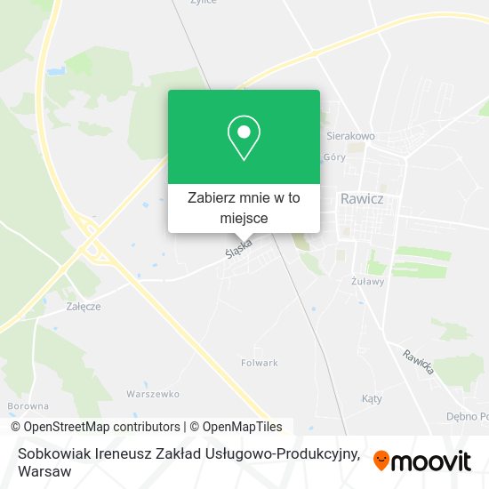 Mapa Sobkowiak Ireneusz Zakład Usługowo-Produkcyjny