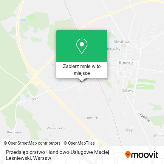 Mapa Przedsiębiorstwo Handlowo-Usługowe Maciej Leśniewski